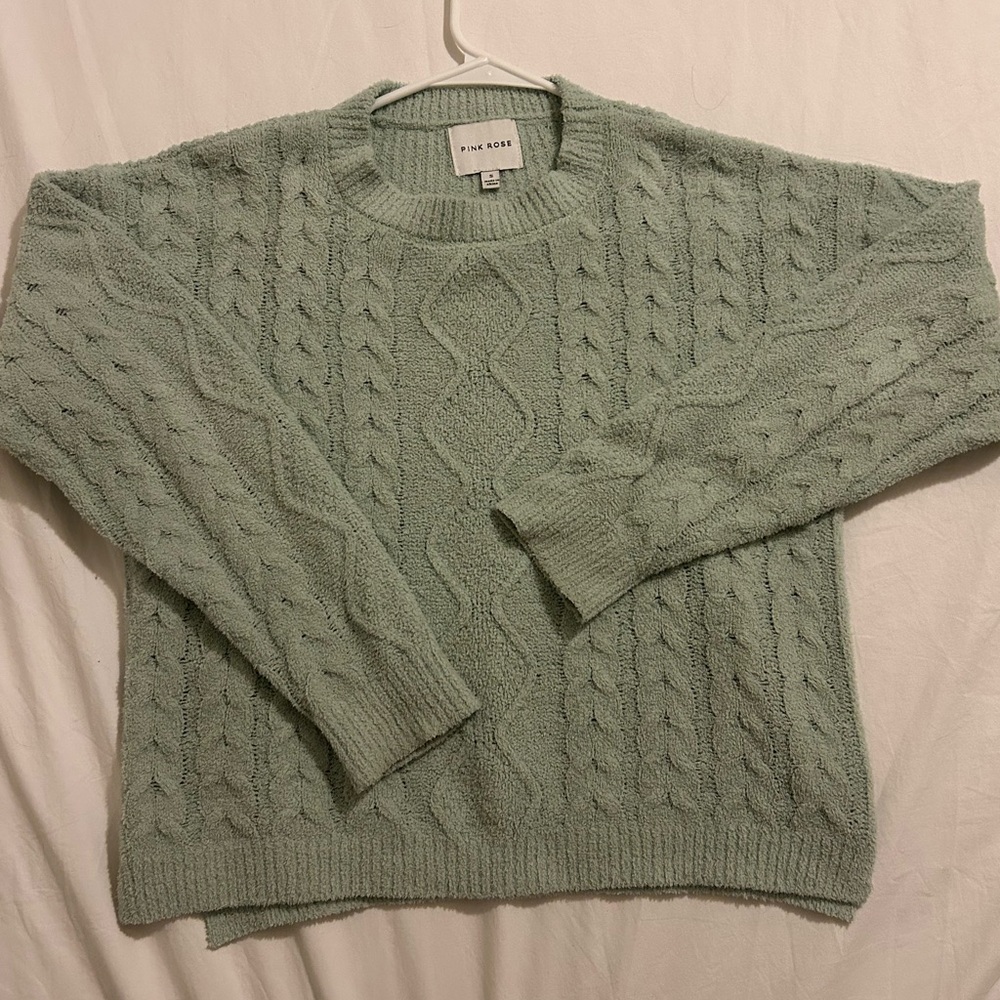 Light Green Knit Sweater
